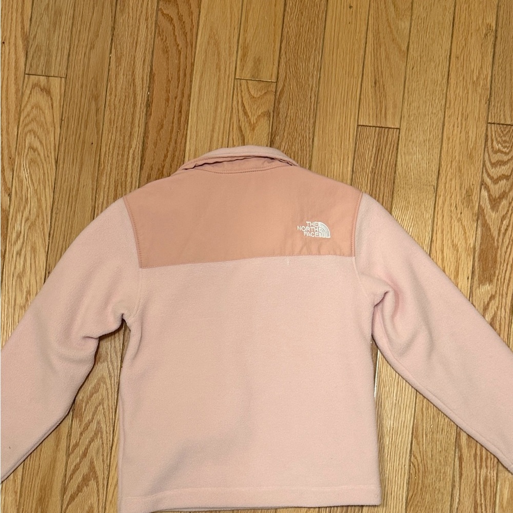 The North Face Kids Light Pink Fleece Pullover - Picture 2 of 3